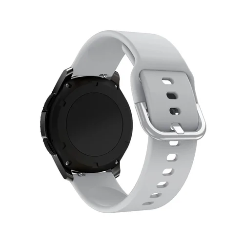Okosóra szilikon szíj - Huawei Watch GT / GT2 / GT2 Pro (46 mm) szíj - Strap - szürke szilikon szíj (szíj szélesség: 22 mm)
