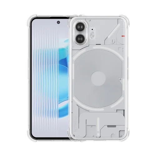 Telefontok Nothing Phone (2) - ütésálló átlátszó hátlap tok