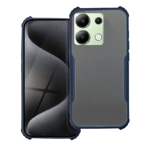 Telefontok Xiaomi Redmi Note 13 4G / LTE - kék / átlátszó ütésálló hátlap tok