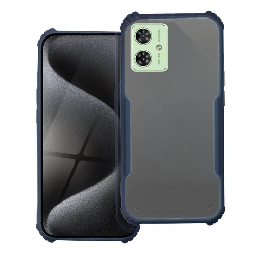 Motorola Moto G54 5G / G54 Power 5G telefontok - kék / átlátszó ütésálló hátlap tok