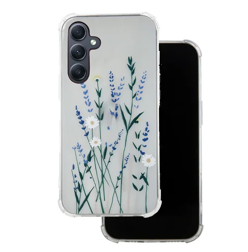Samsung Galaxy A14 5G - Ultra Trendy Meadow 3 - mintás átlátszó szilikon hátlap tok