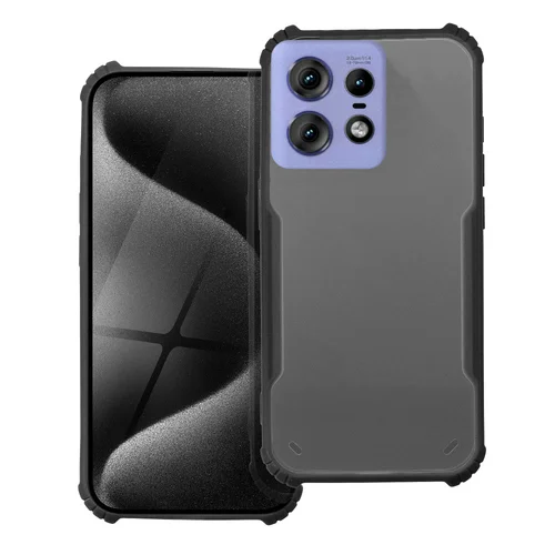 Motorola Moto Edge 50 Pro 5G telefontok - fekete / átlátszó ütésálló hátlap tok