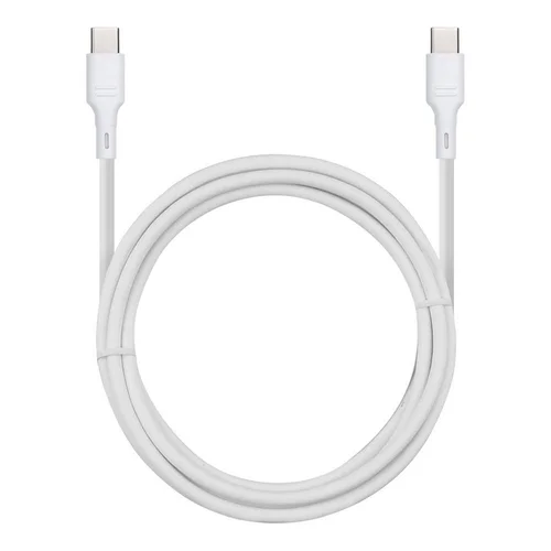 Bluestar kábel - Type-C (USB-C) / Type-C (USB-C) fehér kábel 1m, 60W