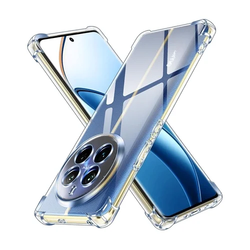 Realme 12 Pro+ 5G telefontok - ütésálló átlátszó hátlap tok