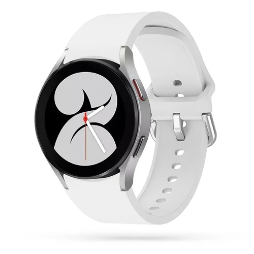 Samsung Galaxy Watch7 okosóra szíj - fehér szilikon szíj