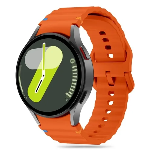 Samsung Galaxy Watch6 / Watch6 Classic - TECH-PROTECT Sport - sárga szilikon szíj (20 mm szíj szélesség)