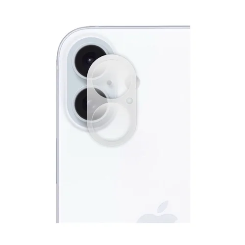 iPhone 16 Plus üvegfólia - Kamera lencse védőkeret (átlátszó 3D)