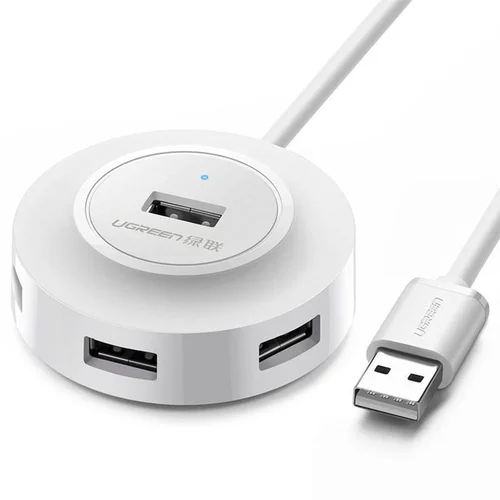 UGREEN CR106 HUB adapter - 4xUSB porttal, fehér adapter ﻿