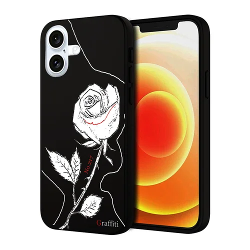 iPhone 16 telefontok - Graffiti No.217 mintás szilikon tok