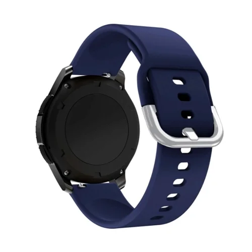 Huawei Watch GT 5 (46 mm) okosóra szíj - Strap - sötétkék szilikon szíj (szíj szélesség: 22 mm)