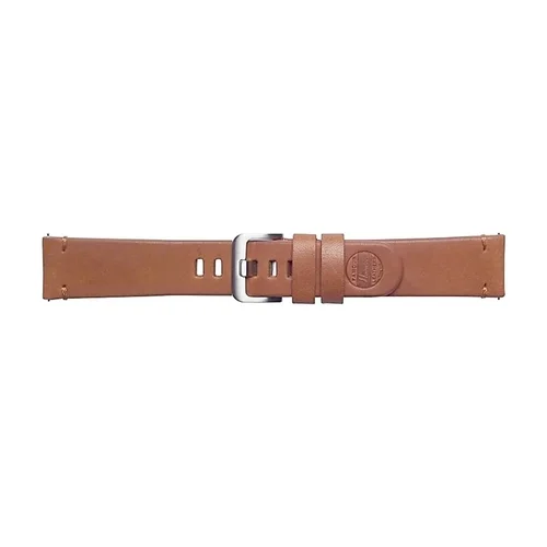 Huawei Watch GT 5 (46 mm) okosóra szíj - Essex Belt barna bőr szíj (22 mm szíj szélesség)