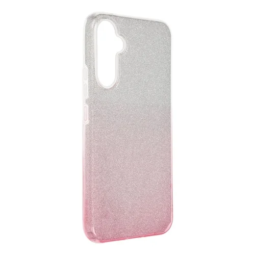 Telefontok Samsung Galaxy A56 5G - Ezüst / pink Shiny tok