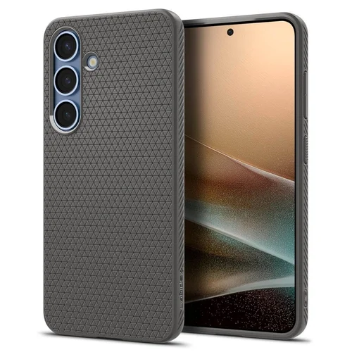 Telefontok Samsung Galaxy S25+ (S25 Plus) - SPIGEN Liquid Air márvány szürke hátlap tok