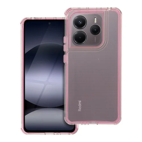 Xiaomi Redmi Note 14 5G telefontok - Matrix Clear - púderpink / átlátszó hátlap tok