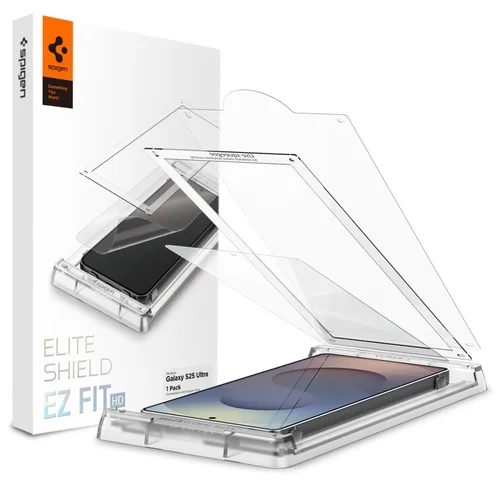 Spigen ELITE SHIELD EZ FIT - Samsung Galaxy S25 Ultra üvegfólia + felhelyezést segítő