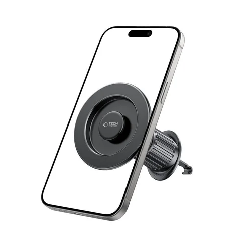 Tech- Protect N58 - szellőzőrácsra rögzíthető, mágneses autós telefontartó, fekete