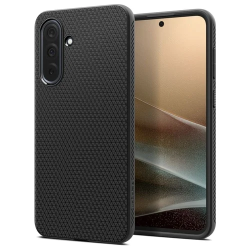 Samsung Galaxy A36 5G telefontok - SPIGEN Liquid Air - fekete hátlap tok