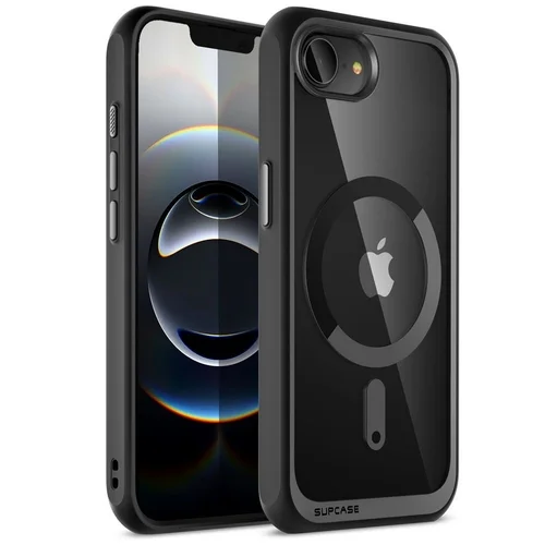 Telefontok iPhone 16e - SUPCASE UB MAG MAGSAFE fekete-átlátszó ütésálló tok
