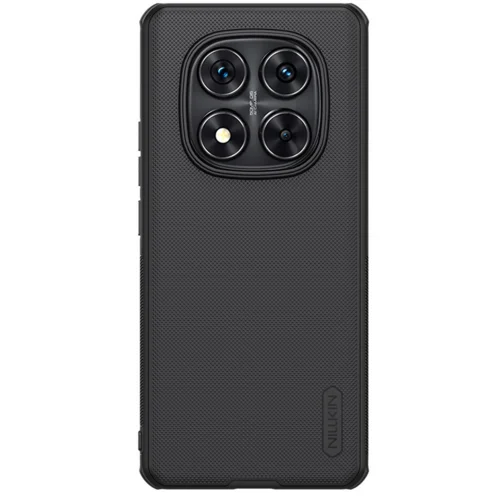 Telefontok Xiaomi Poco X7 5G - Nillkin Super Frosted - fekete hátlap tok beépített mágnessel (MagSafe tartóval kompatibilis)