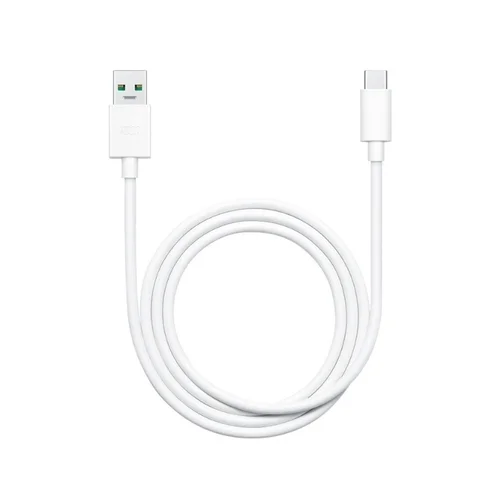 Oppo DL129 - USB / Type-C (USB-C) fehér kábel, 1 m, 65W