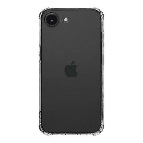 Telefontok iPhone 16e - ütésálló átlátszó hátlap tok