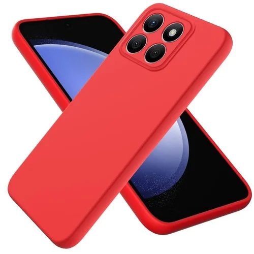 Telefontok Honor X8c - piros szilikon hátlap tok