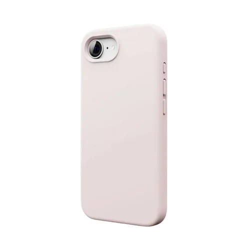 Telefontok iPhone 16e - púder pink szilikon hátlap tok