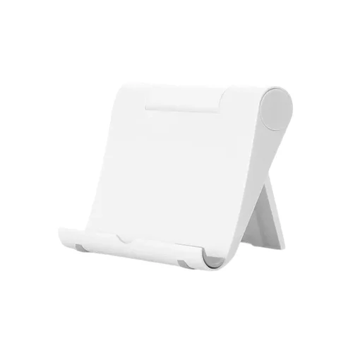 Univerzális asztali telefon- és tablettartó állvány, fehér ﻿