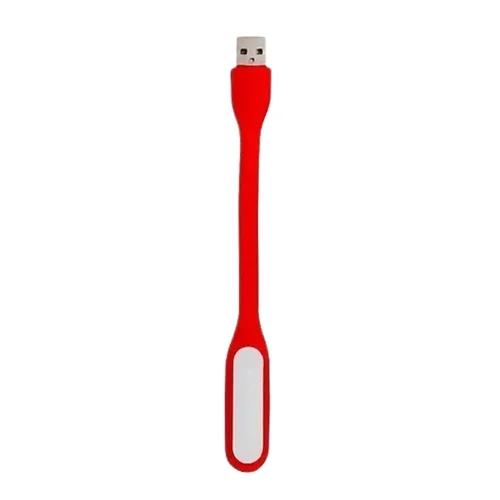 LED-es notebook lámpa - piros, USB-s