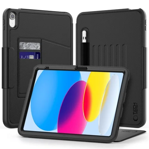iPad 2022 10.9 (iPad 10) tablettok - Tech-Protect SC Pen Armor - fekete tablet tok
