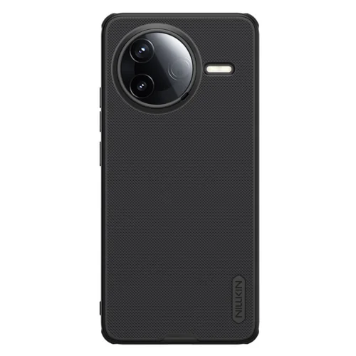 Telefontok Xiaomi Poco F7 Pro 5G - Nillkin Super Frosted - fekete hátlap tok beépített mágnessel (MagSafe tartóval kompatibilis)