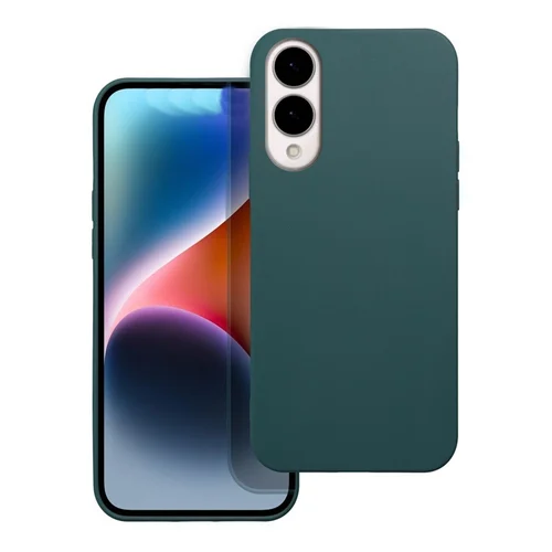 Samsung Galaxy S25 Edge telefontok - zöld szilikon hátlap tok