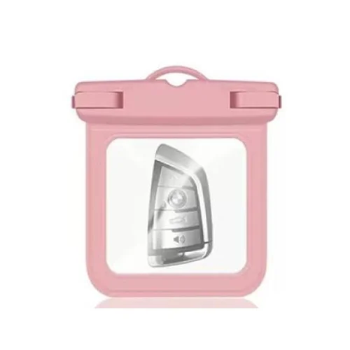 Xpro - univerzális pink/átlátszó vízálló tok, kisebb kiegészítőkhöz