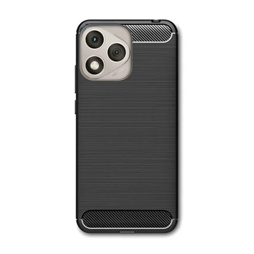 Telefontok Honor 400 Pro 5G - Carbon Fiber - fekete szilikon hátlap tok
