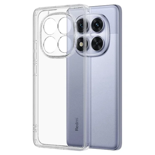 Telefontok Xiaomi Redmi Note 14 Pro 5G - 2mm-es átlátszó szilikon hátlap tok