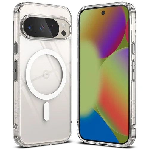 Telefontok GOOGLE PIXEL 10 Pro - Ringke Fusion Magnetic - magsafe kompatibilis átlátszó hátlap tok
