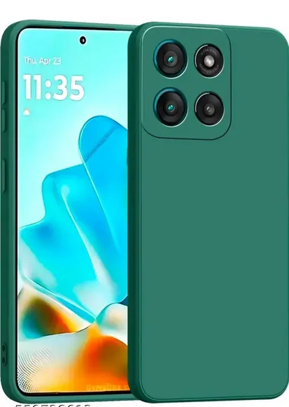 Telefontok Motorola Edge 60 Fusion 5G - zöld szilikon hátlap tok