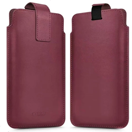 Telefontok Tech- Protect SM65 - univerzális, szeder színű, kihúzó füles tok (17x10 cm)