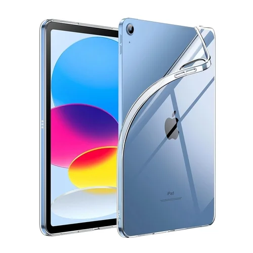 Tablettok iPad 2022 10.9 (iPad 10) - átlátszó, szilikon tablet hátlap tok