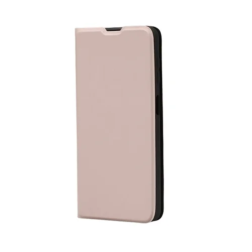 Telefontok iPhone 13 - Smart Soft - púder pink mágneses szilikon keretes könyvtok