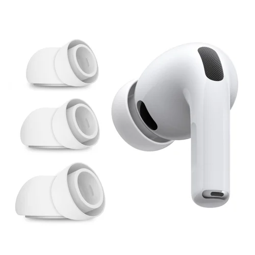 TECH-PROTECT - AirPods Pro 3 fülhallgató gumiharang: 3 pár szilikon, fehér