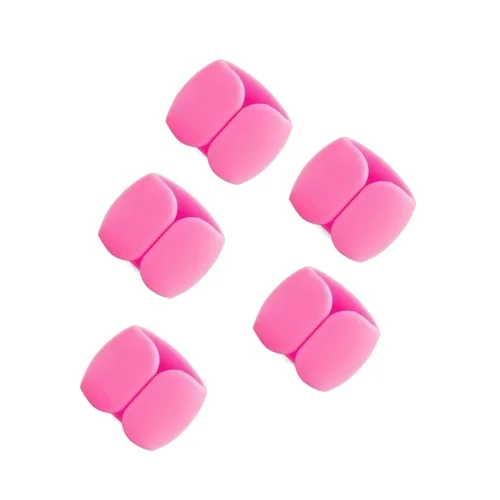 Univerzális 5db-os kábelrendező klipsz, pink