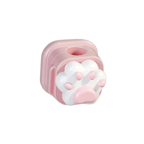 Univerzális mancs figurás, mágneses kábelrendező, púderpink, ragasztható