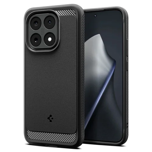 Telefontok Xiaomi 15T 5G - SPIGEN Rugged Armor - matt fekete hátlap tok