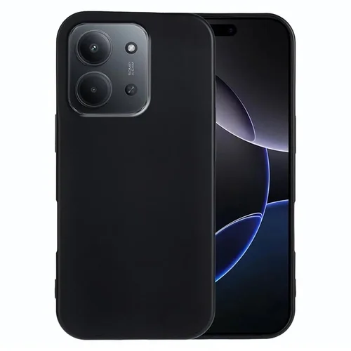 Telefontok Xiaomi Redmi 15C - fekete szilikon hátlap tok