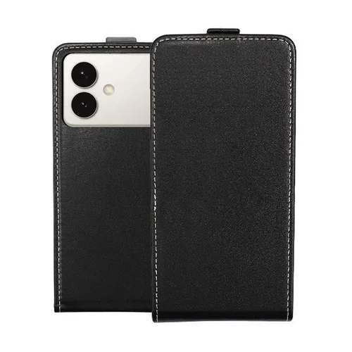 Telefontok Samsung Galaxy S26 Edge - lefelé nyíló flexi fliptok fekete