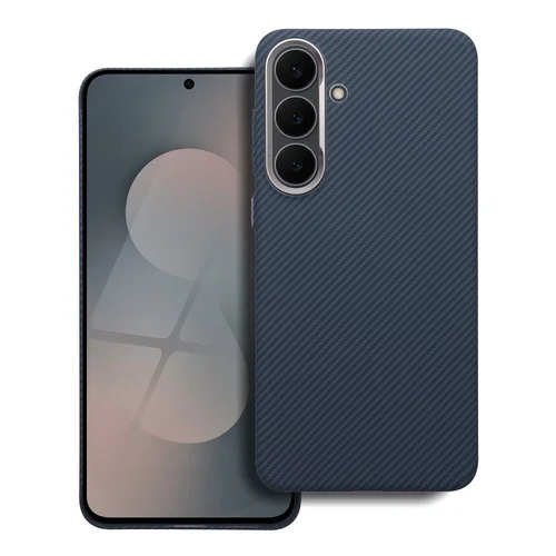 Telefontok Samsung Galaxy S26 - KEVLAR MagSafe kompatibilis kék szilikon hátlap tok