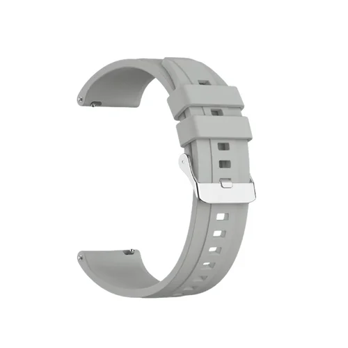 Okosóra szíj - Xiaomi Watch S4 / Watch S4 Sport - szürke szilikon szíj (22 mm)