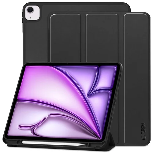 Tablettok iPad Air 8 (2026, M4, 13 coll) - fekete smart case, ceruza tartóval