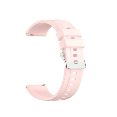 Okosóra szíj - Samsung Galaxy Watch 5 / 5 Pro (40 / 44 / 45 mm) - pink szilikon szíj (szíj szélesség: 20 mm)